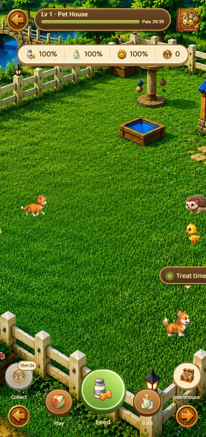 Pet House, captured in game