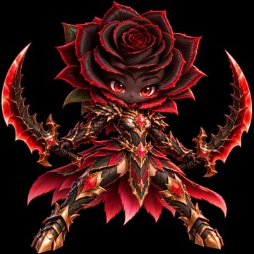 Black Rose, assassin — portrait from the game
