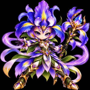 Iris, mage — portrait from the game
