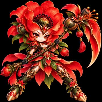 Poppy, artillery — portrait from the game